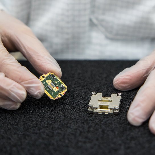 Testing electronic components at ALTER